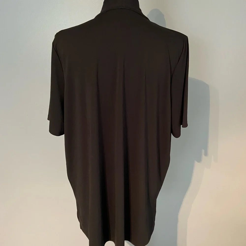 Talbots 1x open cardigan jersey knit - Picture 3 of 3